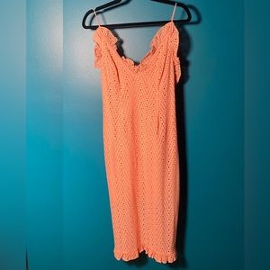Sorbet eyelet dress